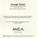 George_Strait_So_Much_Like_My_Dad_single
